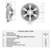 NRF 49077 Clutch, radiator fan